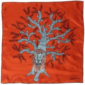 NWT VALENTINO Silk Scarf with Box